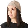 CHARM Uomo Fisherman Beanie Berretto 100% Cotone da Donna, Beige