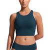 CRZ YOGA Racerback Taglio Corto Top Bikini | Imbottito, Coppa A-D, Scollo Alto, Nuoto, Tankino da Bagno per Donna