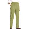 AnnSemo Pantaloni dritti da donna, pantaloni da tuta in tinta unita, pantaloni elasticizzati in corduroy da donna a vita alta, pantaloni a gamba larga da donna, pantaloni comodi e larghi da donna, pantaloni