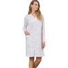 SNELLY Camicia da Notte Estivo Donna Cotone,CL436