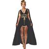 Eauptffy Costume di Halloween da donna per la dea romana, vestito greco da regina egiziana, costume da regina egiziana per donne sexy Halloween Carnevale cosplay guerriero uniforme