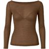 JADEA Cashmere Manica Lunga Scollo A Barca 4064 (IT, Testo, XL, Regular, Regular, Caffe')