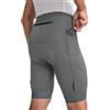 BERGRISAR Pantaloncini da ciclismo imbottiti 4D da uomo, con tasca con cerniera