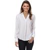 Vincenzo Boretti Blusa, Taglio Giusto, Colletto della Camicia Bianco/Blu Scuro S