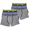 SUPERGA Boxer Uomo 6 Pz Assortiti Cotone Elasticizzato Moda Egidio (IT, Testo, L, Regular, Regular, 464)