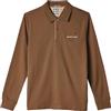 Coveri Polo Uomo a Manica Lunga con Tasca Taschino Caldo Cotone Felpato M L XL XXL 3XL (XXL - Moro)