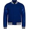 Superdry Giacca Vintage Varsity Bomber da Uomo, con scaffale, Blu, L