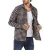 RED BRIDGE Camicia da Uomo a Manica Lunga in Cotone a Quadri Casual