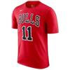 Nike Maglietta a Maniche Corte Chicago da Uomo, Rosso Universitario/(DeRozan Demar), M