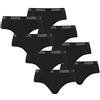 PUMA Men Basic - Slip da uomo, confezione da 8 Nero/nero (230) S