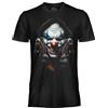 DARK EMBER - Tshirt Unisex Joker Strike. Maglia Nera in Cotone. Stampa di Alta qualità. vestibilità Regular
