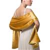 LumiSyne Donna Scialle In Raso Chiffon Silky Tinta Unita Wrap Stola Per Sposa Damigella Cerimonia Matrimonio Serata