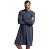 JP 1880 Menswear 748638 - Camicia da notte taglie forti, L-8XL, Blu oltremare scuro, 8XL