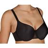 Selene, Reggiseno Donna Modellante, con Ferretto e Coppe Preformate in Morbido Tessuto, Collezione Sara, Colore Nero, Taglia 4E
