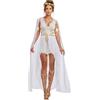 PINTUTU Costume Da Antica Greca Romana Vestito Dea Greca Donna Abito Stile Cleopatra Atena Halloween Cosplay Toga Party Costumi Medievali Travestimento Di Carnevale Vestiti Sexy Dress Costume Carnevale