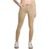 Sexy Woman Pantalone Donna Skinny in Cotone Elasticizzato (cod. H350) (Camel, M)