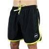 Lab84 Pantaloncini Corti Costume Shorts da Mare Sport S9 SHM1004Fluo Nero 4030Y