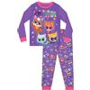 Disney SuperKitties Pigiama Bambina A Manica Lunga, Set Pigiami Ragazza, Pigiama Bambino Adorabile, Viola 7-8 Anni