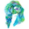Millie & Boo Sciarpa da donna in 100% pura seta, dipinta a mano, utilizzabile come foulard o scialle, multicolore, Taglia unica