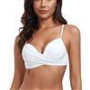 RELLECIGA Costume Donna Top Bikini Reggiseno con Ferretto e Nodo Frontale