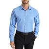 HISDERN Camicia Blu Oxford da Uomo a Maniche Lunghe Camicia da Lavoro in Fibra di bambù Elegante Causale Non Stirata vestibilità Regolare con Tasca,3XL