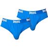 Lonsdale Uomo 2 Pacchi Brief Biancheria Intima Blu Medium