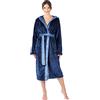 Bellivalini Accappatoio Vestaglia Donna con Cappuccio e Cintura BLV50-168