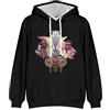 Tongyundacheng - Felpa con cappuccio Hazbin Hotel Angel Dust Alastor con stampa grafica cartone animato, pullover Charlie Hazbin Hotel Costume unisex a maniche lunghe, Tipo 1, L