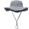 SJTJSPX Cappello da sole da donna da uomo, cappello anti UV UPF 50+ estate cappello a secchiello pieghevole cappello da pescatore a tesa larga berretto visiera capelina spiaggia cappello giungla