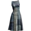 Cocila Vestito Nero Scollo A Cuore Abiti+Cerimonia+Taglie+Forti Gonna Plissettata Donna Lunga Vestito Azzurro Donna Corto Abito Chemisier Donna Lungo Elegante (Dark Blue, XXL)