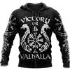 Generic Felpa con Cappuccio da Uomo con Amuleto del Drago Vichingo - Pullover Unisex a Maniche Lunghe con Stampa 3D, Tatuaggio Lupo Nordico, Stile Casual Medievale con Zip(Zip Black Dragon,XL)
