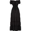 Bichingda Costume da Donna Rinascimentale Medievale Chemise Abito Contadino Irlandese Smock Vita Retrò Cosplay