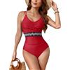 SHEKINI Scollo Profondo Costume da Bagno Intero da Donna Regolabile Costumi Intero Donna