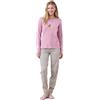 Noidinotte; more than pyjamas Noidinotte - Pigiama Donna Caldo Cotone Articolo Cocker. - XS Rosa