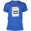Sonic Youth Washing Machine Uomo T-Shirt Blu Regular