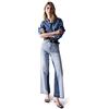Salsa Faith Push in Cropped Wide Leg Jeans