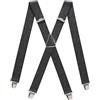 Pierrot Bretelle Uomo Larghe Vintage - Clip molto forti Regolabili Fino A 130cm - Bretelle Uomo Eleganti Artigianali Garantite A Vita