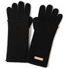 Prettystern Set Guanti Cashmere Touchscreen Da Donna in Cachemire 2 Pezzi Manicotti E Scaldabraccia Nero