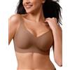 CLOSEMATE Reggiseno Senza Cuciture, Senza Ferretto, Scollo a V, Morbido e Comodo, Effetto Comfort, Ideale per T-Shirt