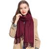DonDon Sciarpa Donna Invernale Sciarpa Inverno Scialle Stola morbida e calda 185 x 65 cm