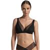 Lepel Reggiseno Donna VelaBra Belseno Tesoro 300, Senza Ferretto, Coppe Spacer in Microfibra, Tulle Incrociato, Sostegno Naturale e Comfort