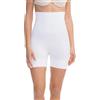 FarmaCell 602 (Bianco, M) Pantaloncino Contenitivo Modellante Vita Alta, Shorts Push Up Glutei, Pancia Piatta, Made in Italy