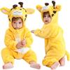 COOKY.D Tuta Invernale Unisex con Cappuccio per Bambino Animale 2-36 Mesi
