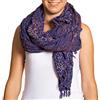 PANASIAM Sciarpa Batik Donna & Uomo - Scialle XXL, Grande Stola | Pezzo unico tinto a mano, 100% viscosa, stola XL, multifunzione: pareo, telo mare, gonna pareo & abito mare