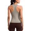 CRZ YOGA Canotta Racerback Lunghezza Vita | Senza Cuciture, Allenamento, Senza Sfregamenti, Vestibilità Snella, Girocollo, Ventagli Rete, Senza Maniche, per Donna