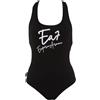 EA7 Costume Interno da Donna per Mare e Piscina - 7W000288 (IT, Testo, S, Regular, Regular, Nero)