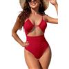 SHEKINI Cut out Costume da Bagno Intero da Donna Taglio Alto Costumi Intero Donna