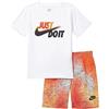 NIKE B NSW ELEVATE TEE + SHORT SET 86J506-N3H