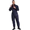 inhzoy Tuta da Lavoro Uomo Multitasche Abbigliamento da Lavoro Elastica in Vita Overalls Jumpsuit Uniformi da Meccanico Tute Officina Meccanica Agricoltura Blu scuro 160/S