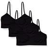 POMPEA Pack 3 Pezzi Brassiere Pompea in Microfibra Nero